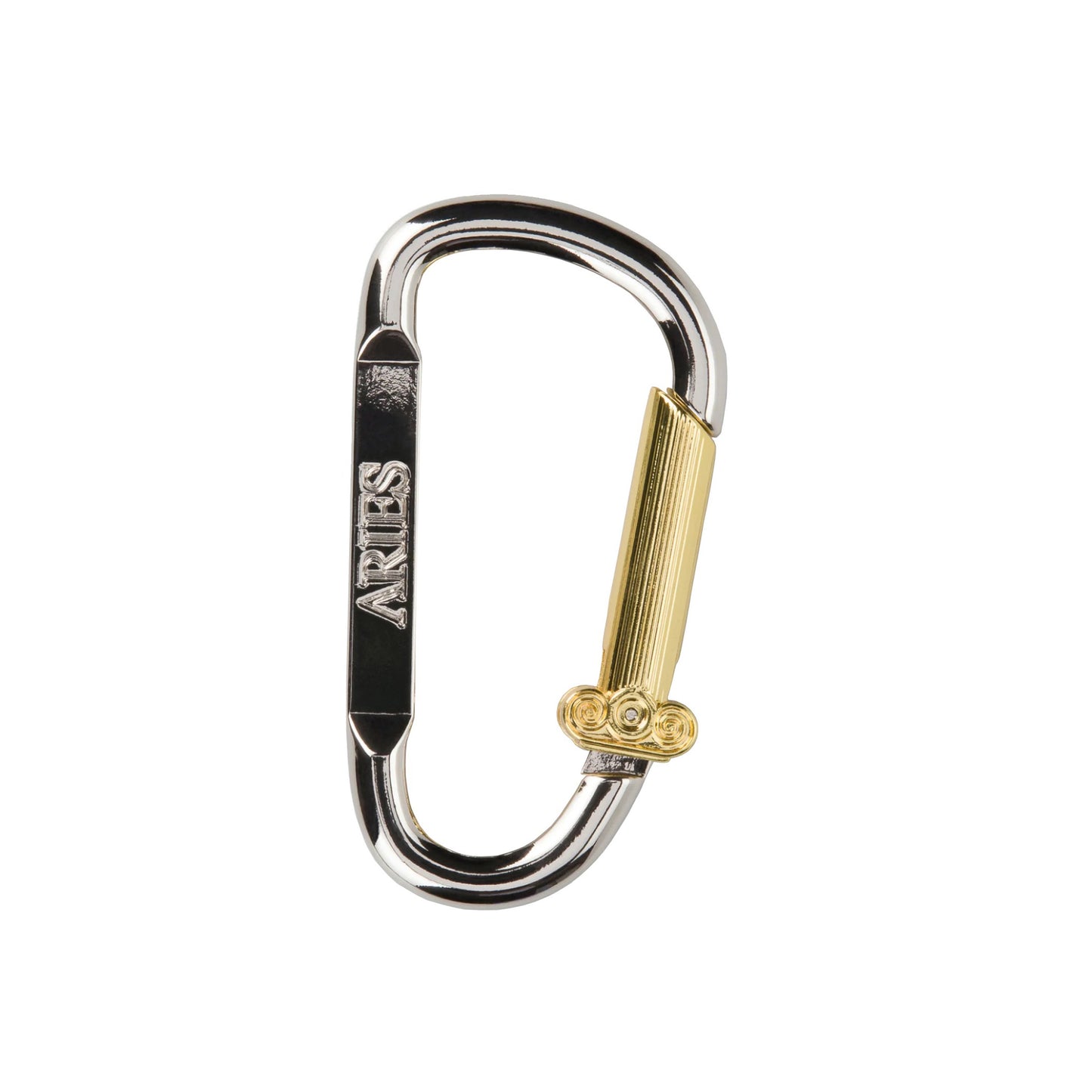 Column Carabiner - Silver / Gold