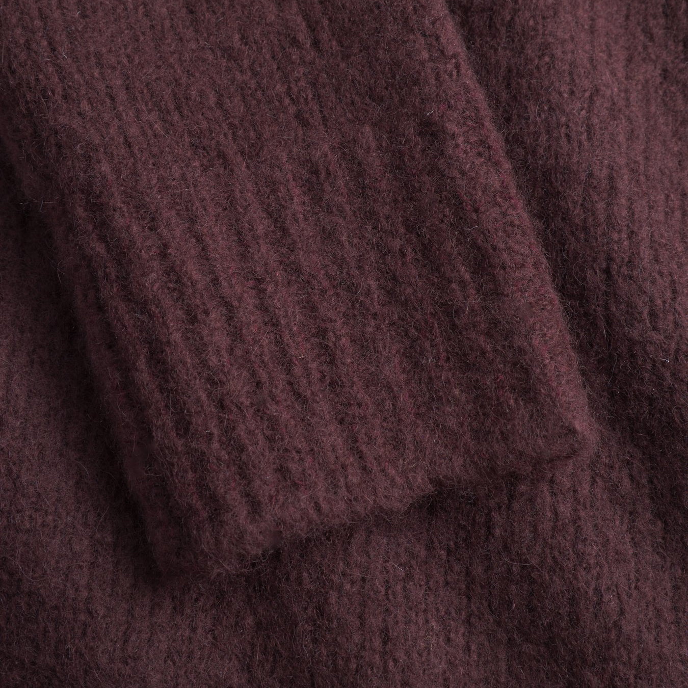 Rasmus Relaxed Brushed Polo - Mahogany