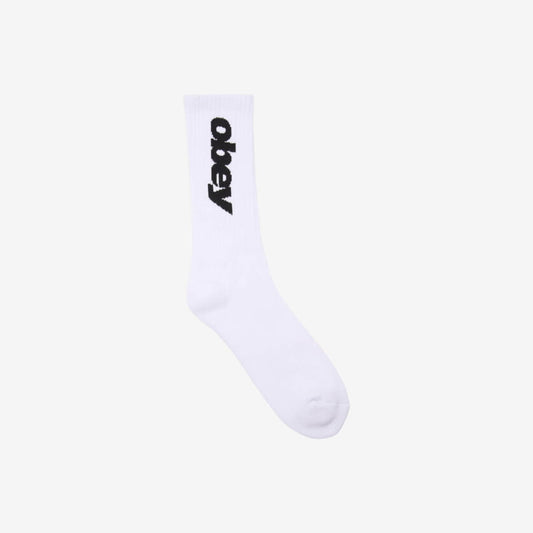 Italics Socks - White