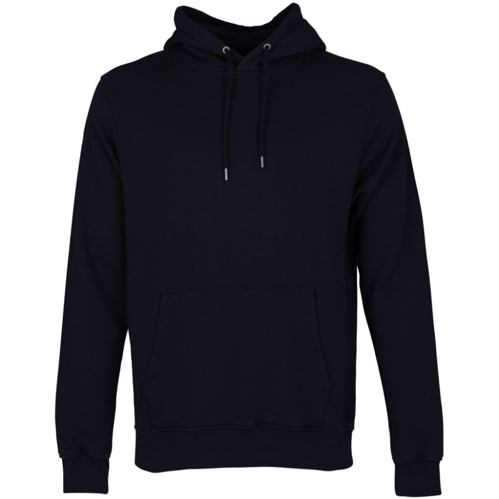 Classic Organic Hood Sweat - Deep Black