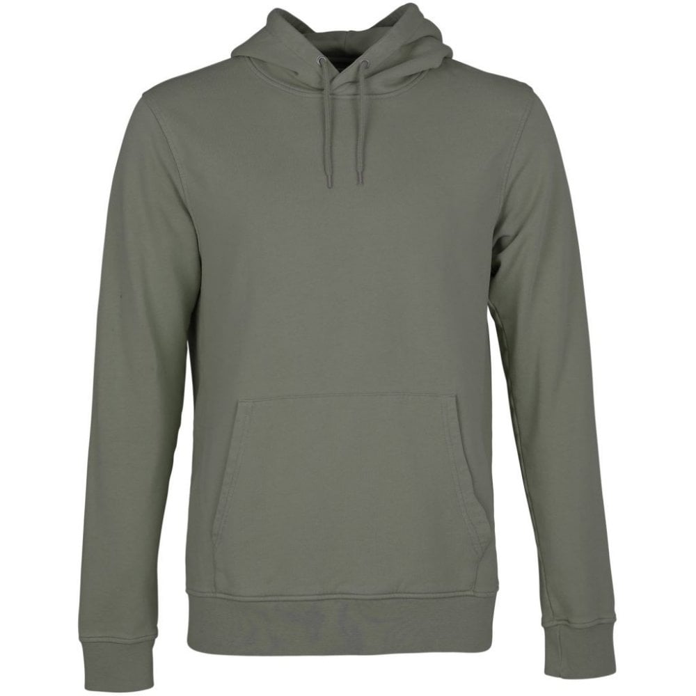 Classic Organic Hood Sweat - Dusty Olive