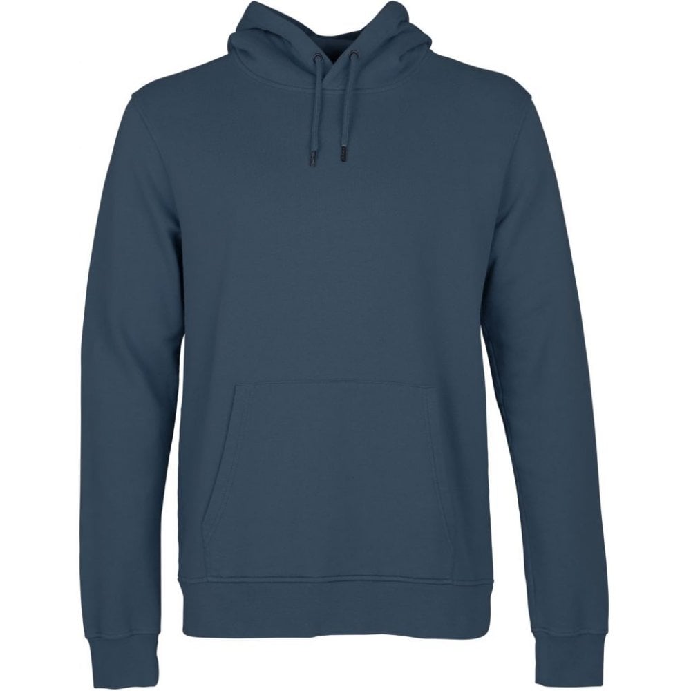 Classic Organic Hood Sweat - Petrol Blue