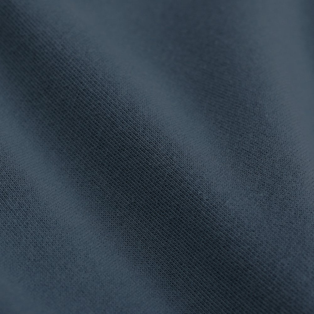 Classic Organic Hood Sweat - Petrol Blue