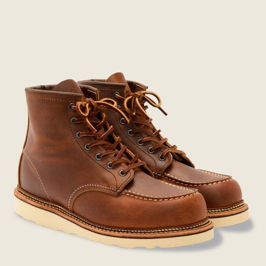 1907 Men's 6" Classic Moc Toe Boot - Copper Rough & Tough Leather