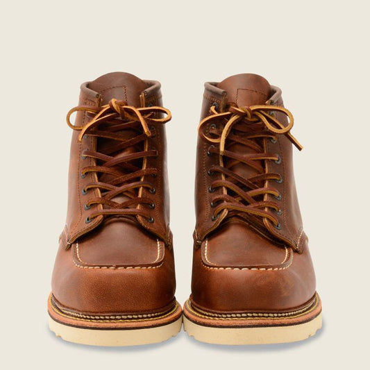 1907 Men's 6" Classic Moc Toe Boot - Copper Rough & Tough Leather
