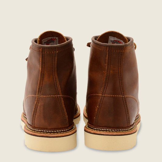 1907 Men's 6" Classic Moc Toe Boot - Copper Rough & Tough Leather