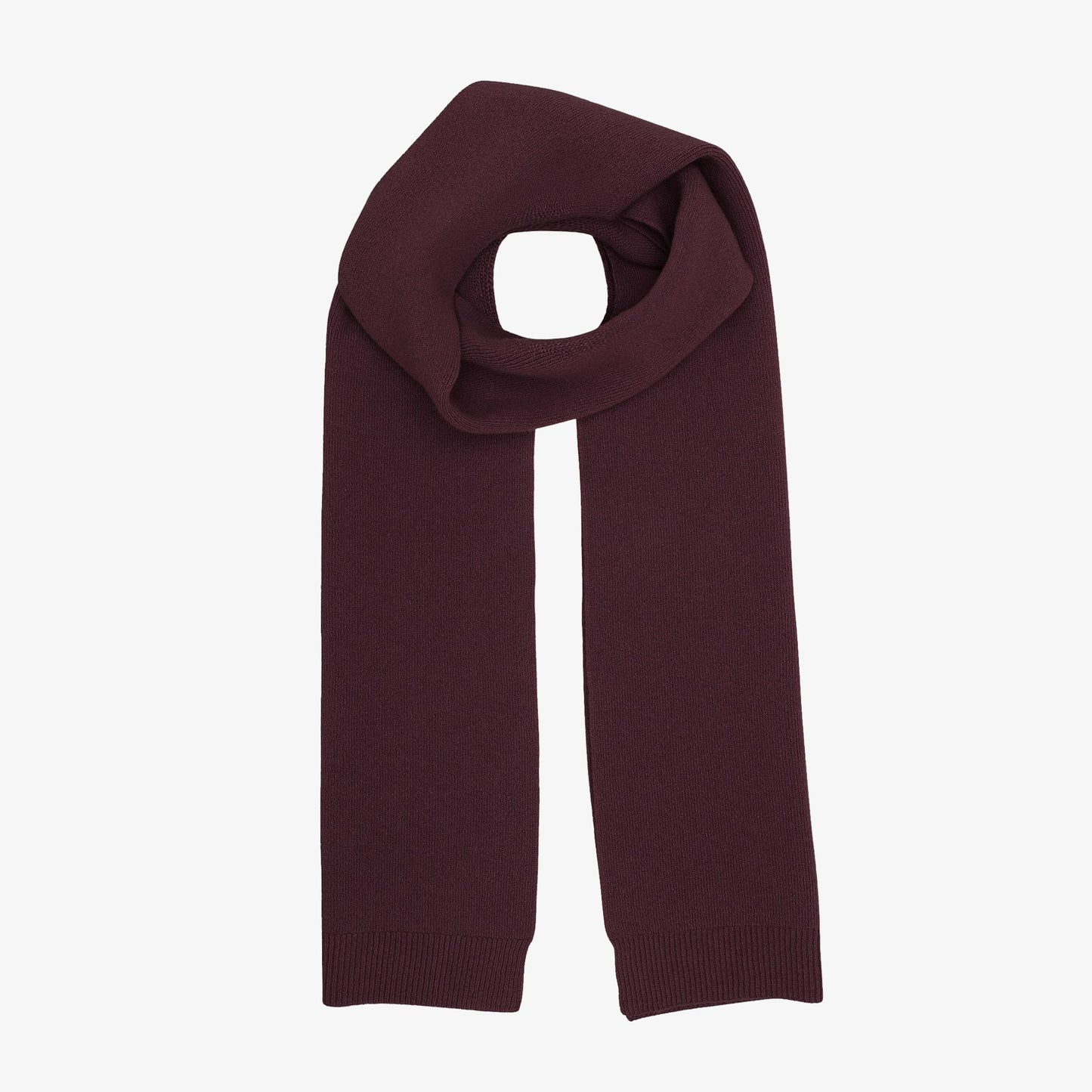 Merino Wool Scarf - Oxblood