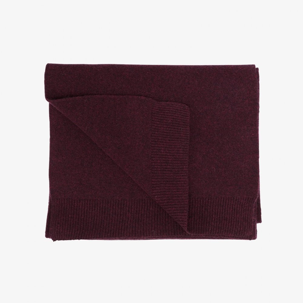 Merino Wool Scarf - Oxblood