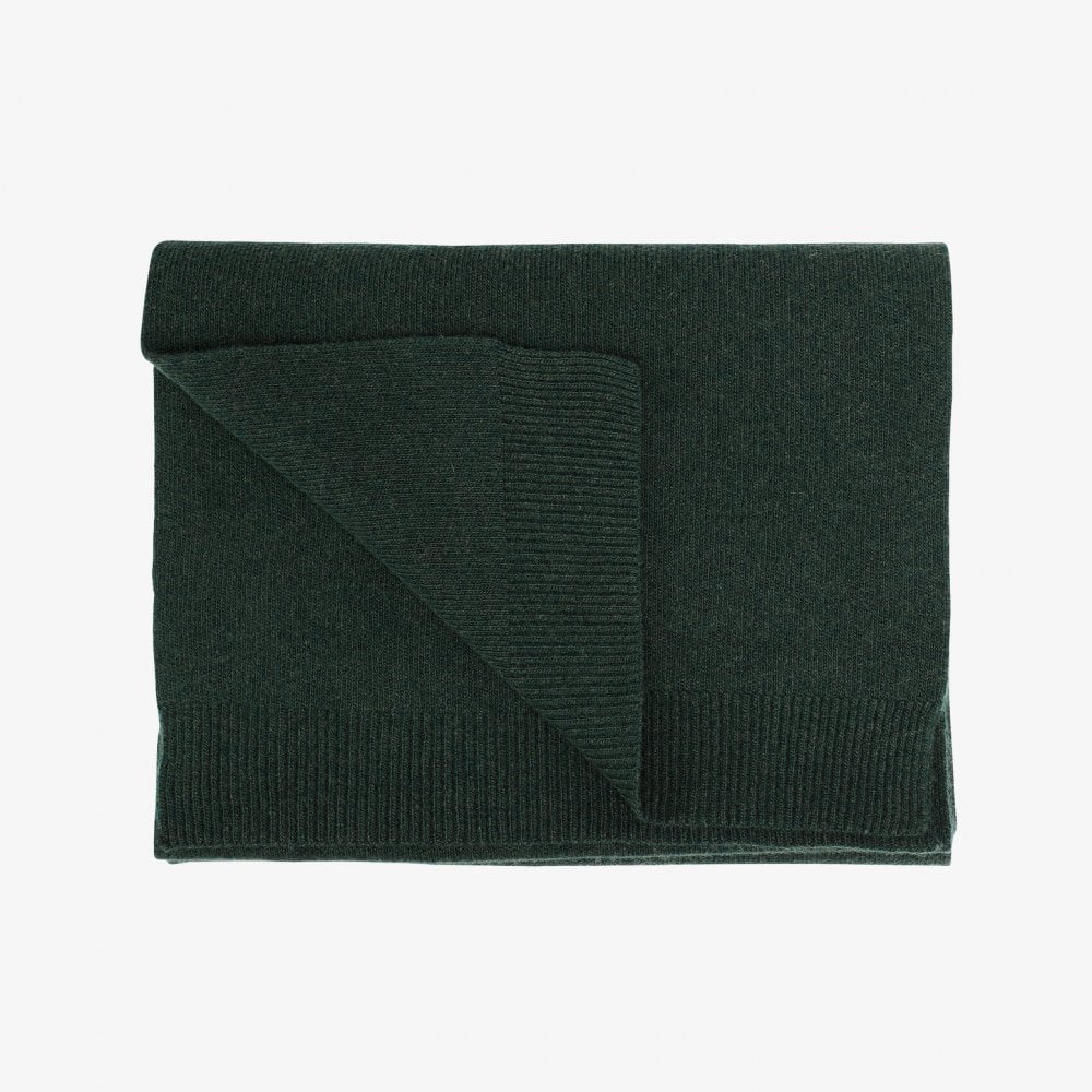 Merino Wool Scarf - Hunter Green