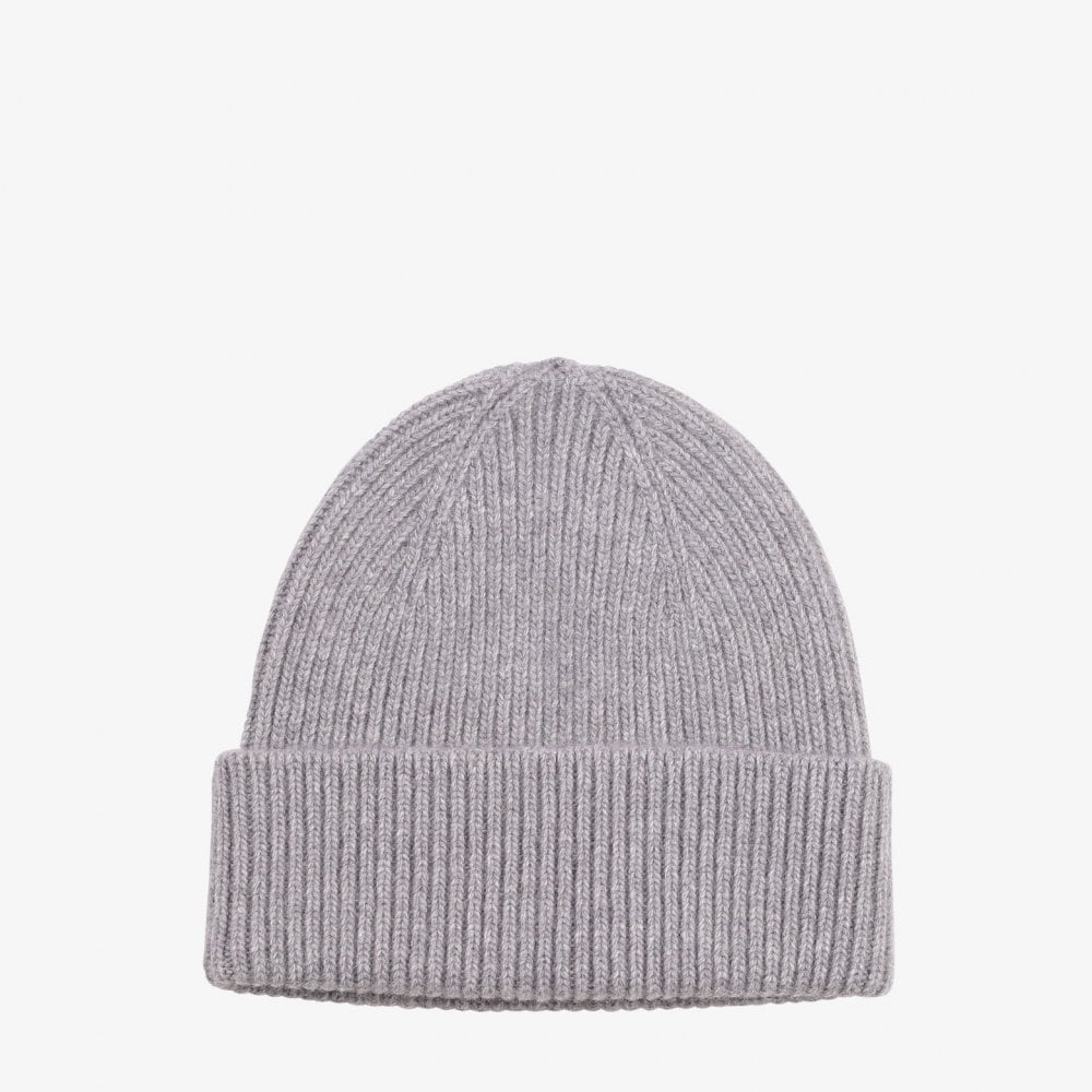 Merino Wool Beanie - Heather Grey