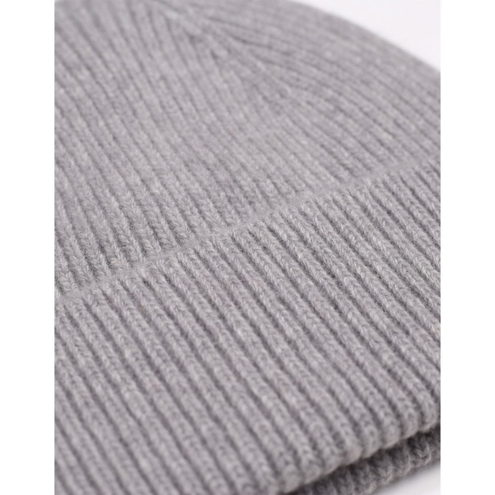 Merino Wool Beanie - Heather Grey