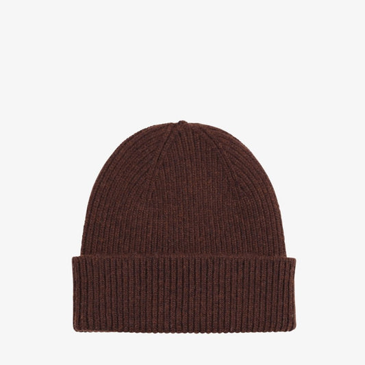 Merino Wool Beanie - Coffee Brown