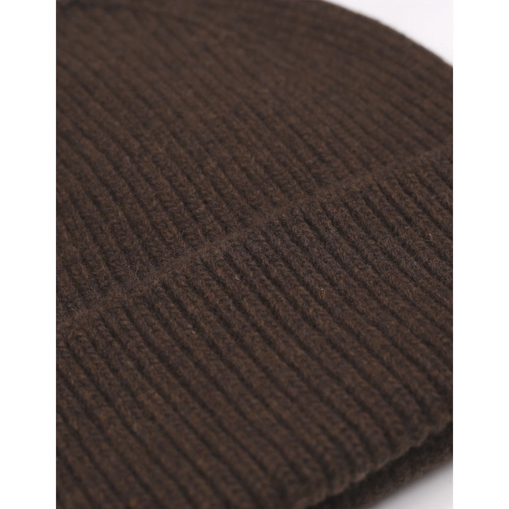 Merino Wool Beanie - Coffe Brown