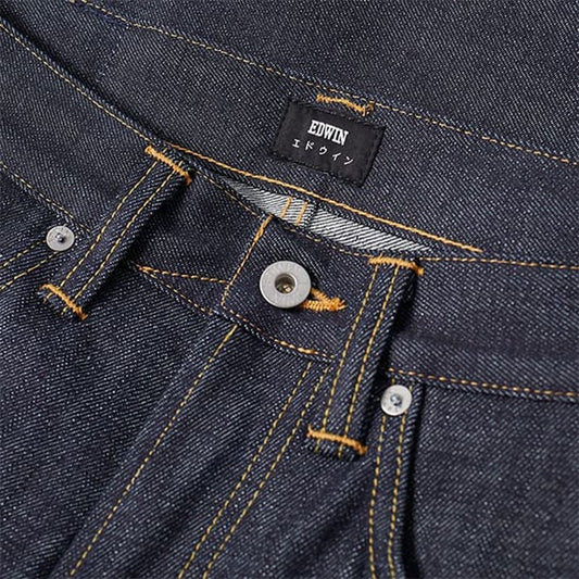 ED-55 Regular Tapered Jeans Red Listed Selvage Denim 14oz