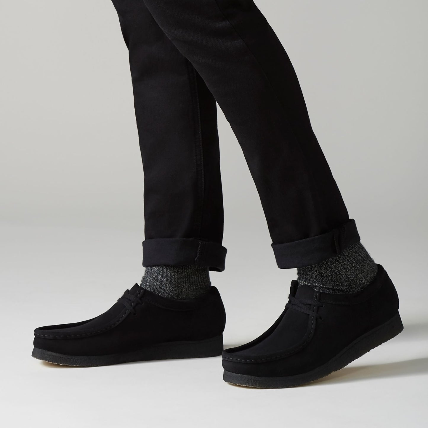Wallabee - Black Suede