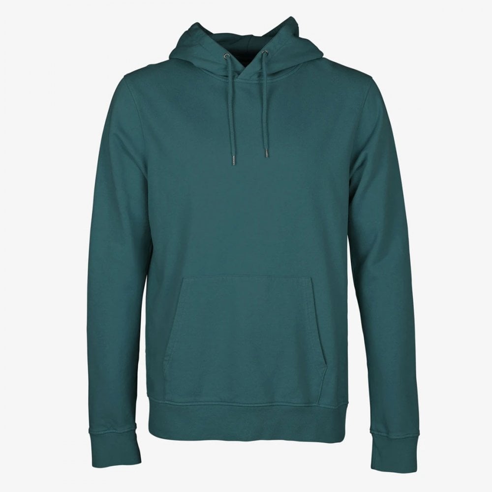 Classic Organic Hood Sweat - Ocean Green