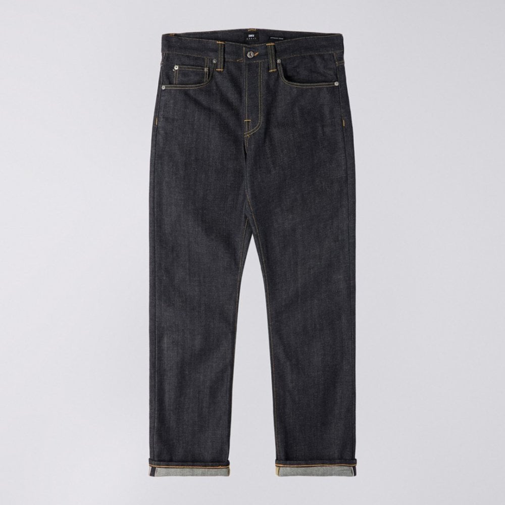 ED-39 Regular Loose Jeans Red Listed Selvage Denim - 14oz Unwashed