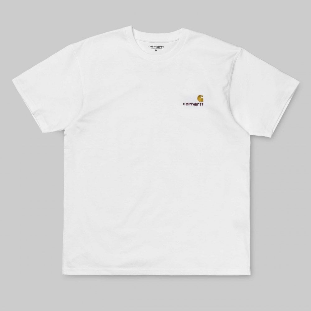 S/s American Script T-shirt - White