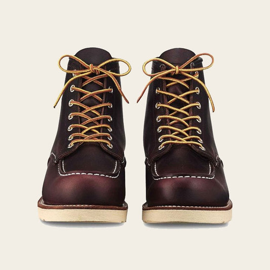 8847 Men's 6" Classic Moc Toe Boot - Black Cherry Excalibur Leather