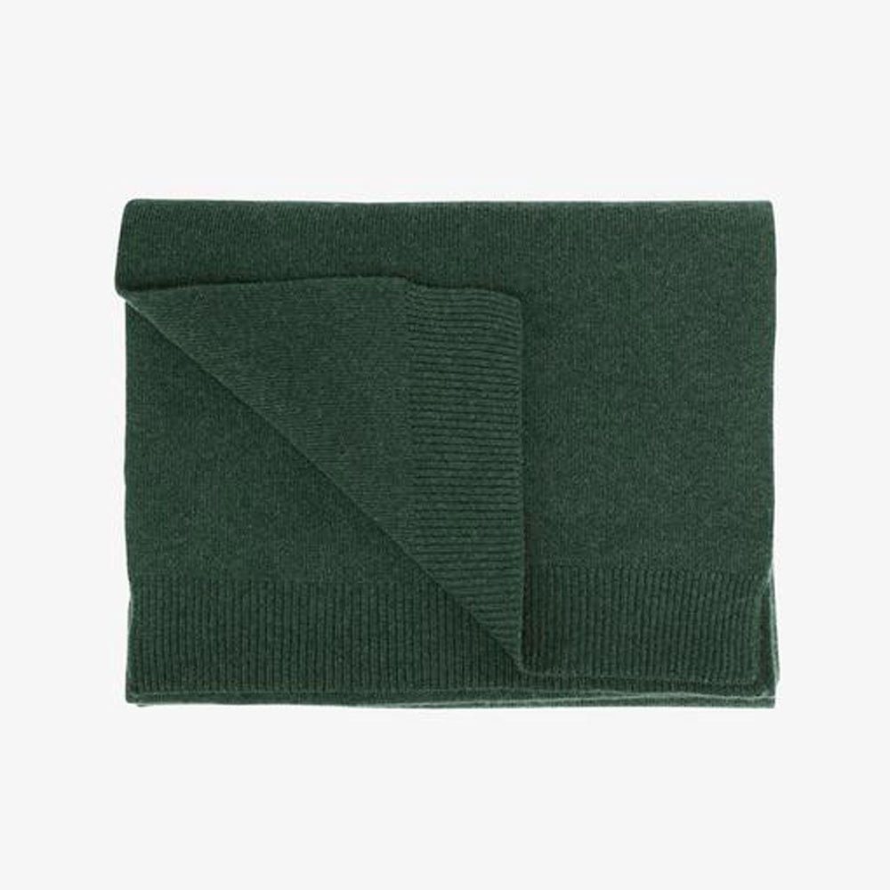 Merino Wool Scarf - Emerald Green