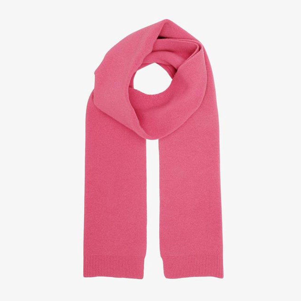 Merino Wool Scarf - Bubblegum Pink