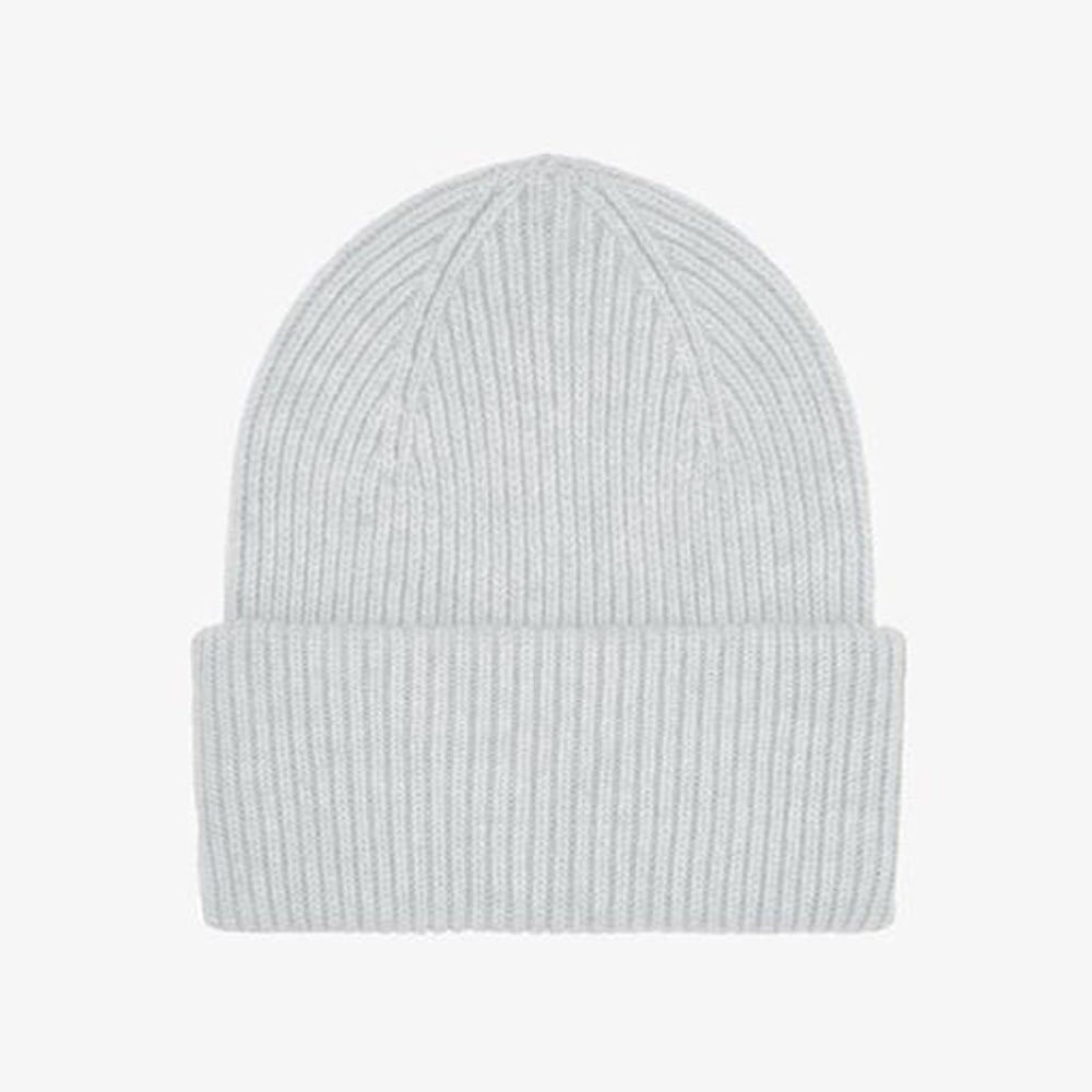 Merino Wool Beanie - Limestone Grey