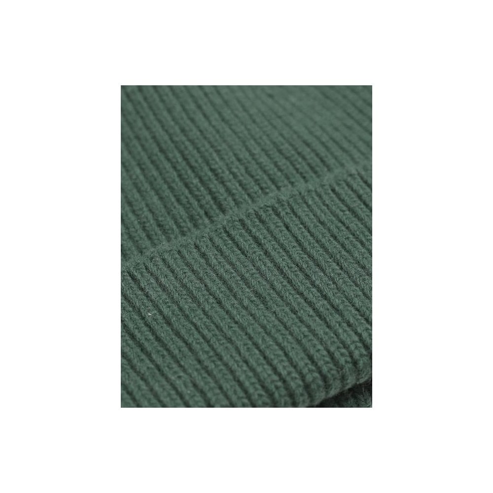 Merino Wool Beanie - Emerald Green