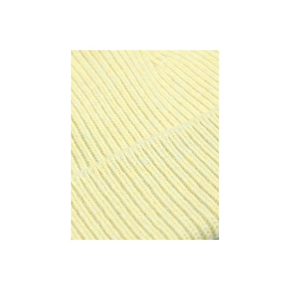 Merino Wool Beanie - Soft Yellow