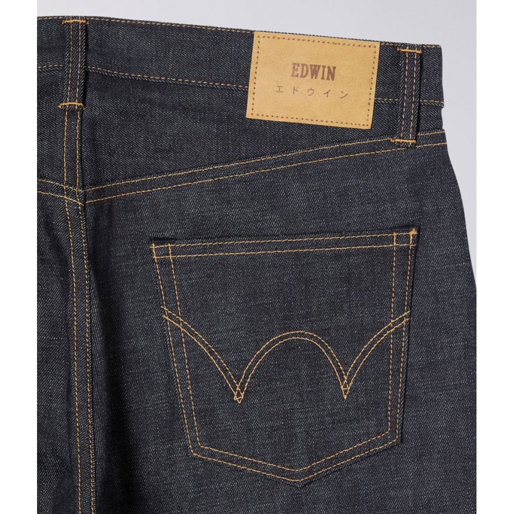 Regular Tapered Jeans Nihon Menpu Dark Pure Indigo Rainbow Selvage - 13.5oz Blue Unwashed