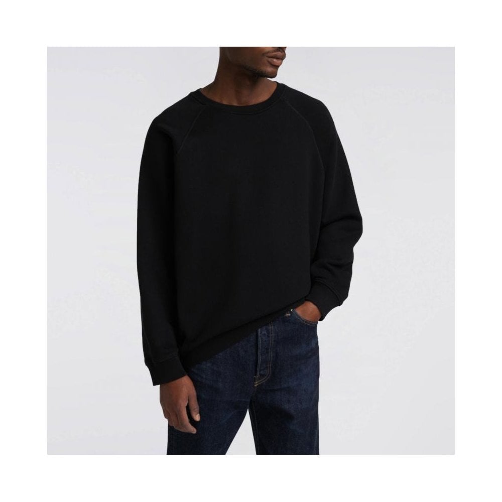Mood Sweat Heavy Felpa-Black Garment Wash