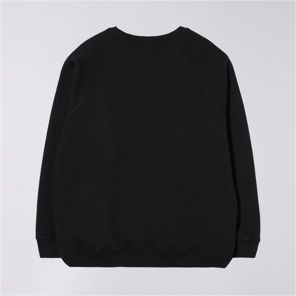 Mood Sweat Heavy Felpa-Black Garment Wash