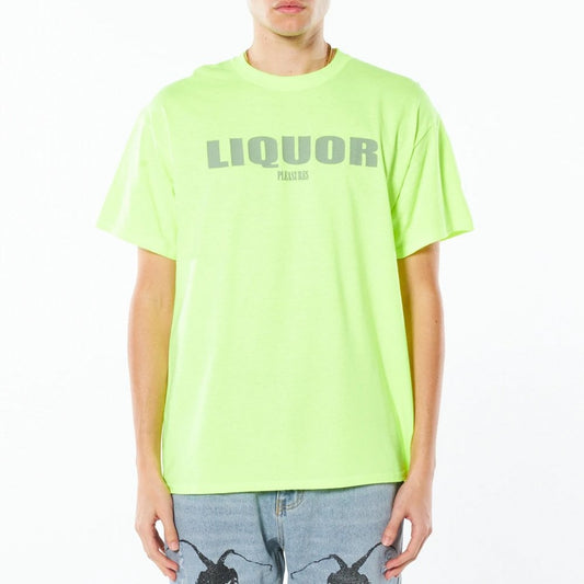 Liquor T-shirt - Safety Green