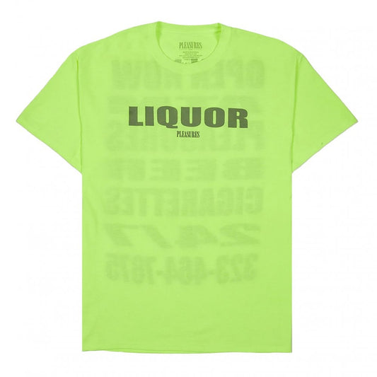 Liquor T-shirt - Safety Green