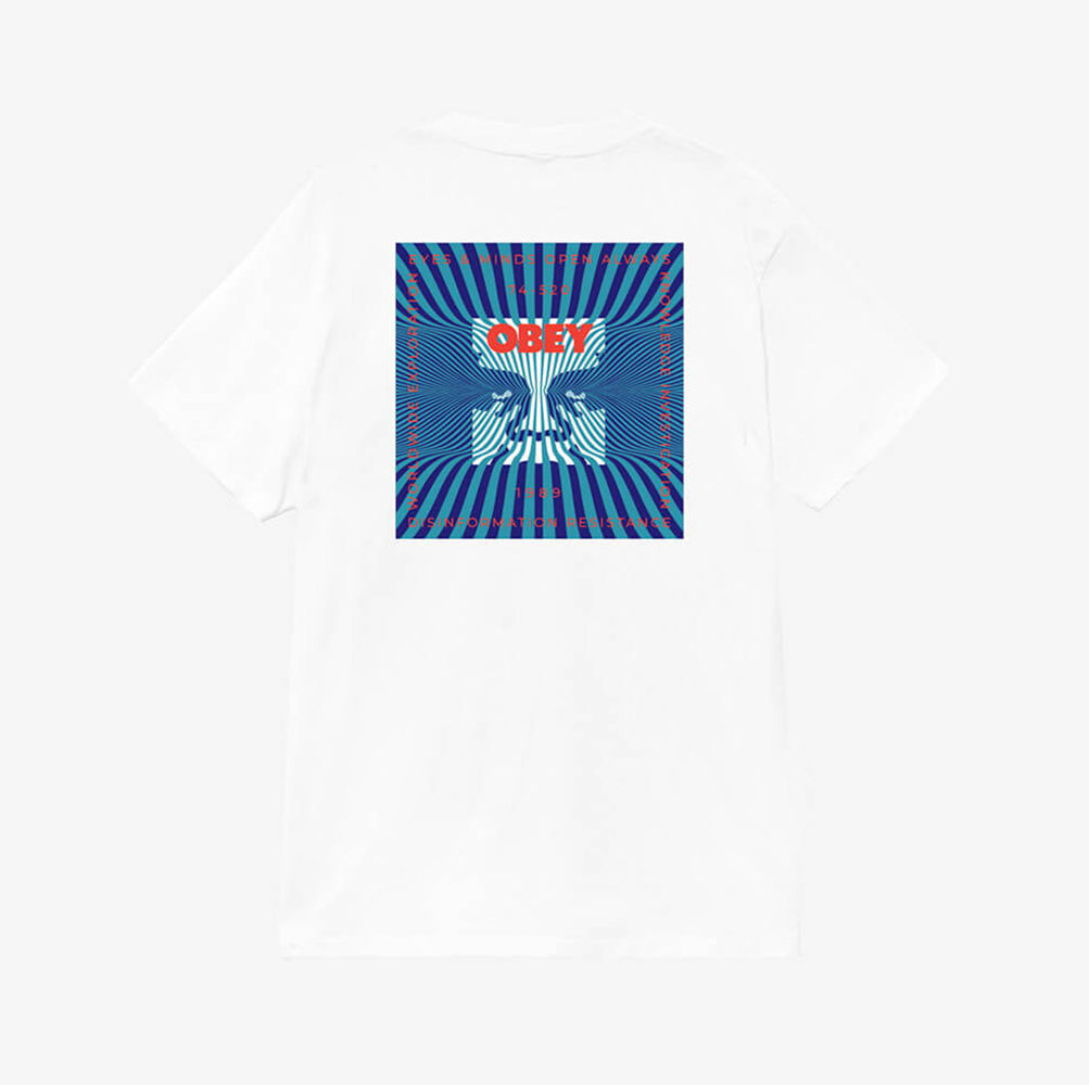 Obey Disinformation Resistance Tee - White