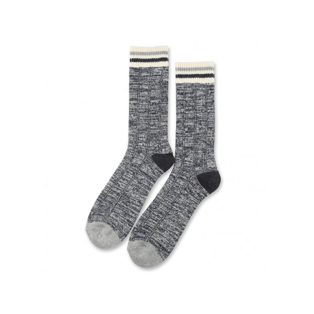 Cable Knit - Navy Mel-light Grey Mel-charcoal-off Wht