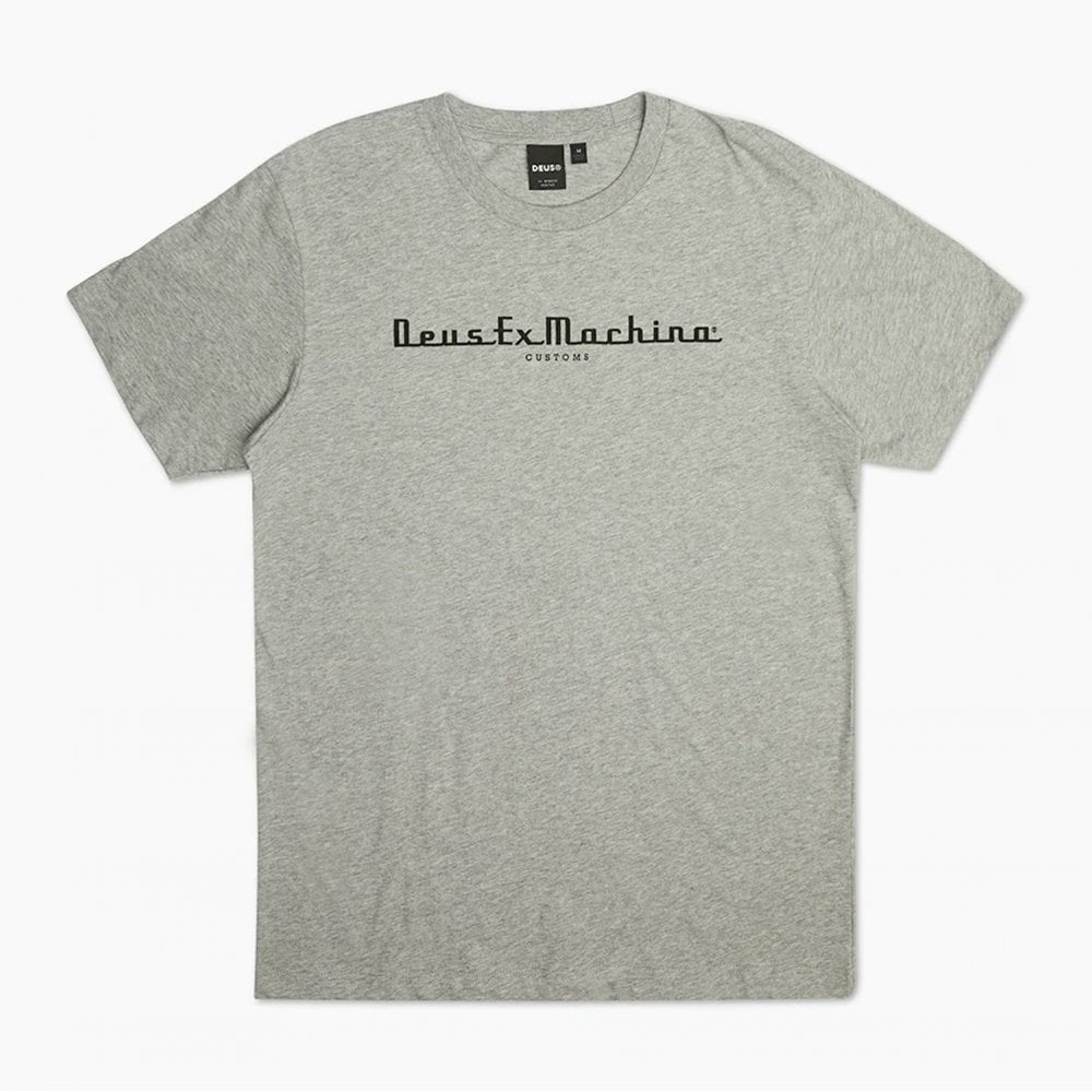 Delorean Tee - Grey Marle