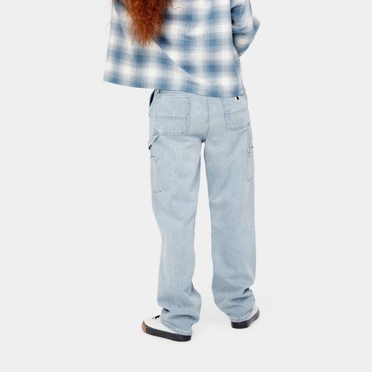 Women's W' Pierce Pant Straight Blue (Light Stone Washed)