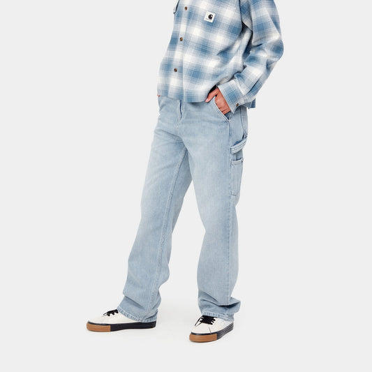 Women's W' Pierce Pant Straight Blue (Light Stone Washed)
