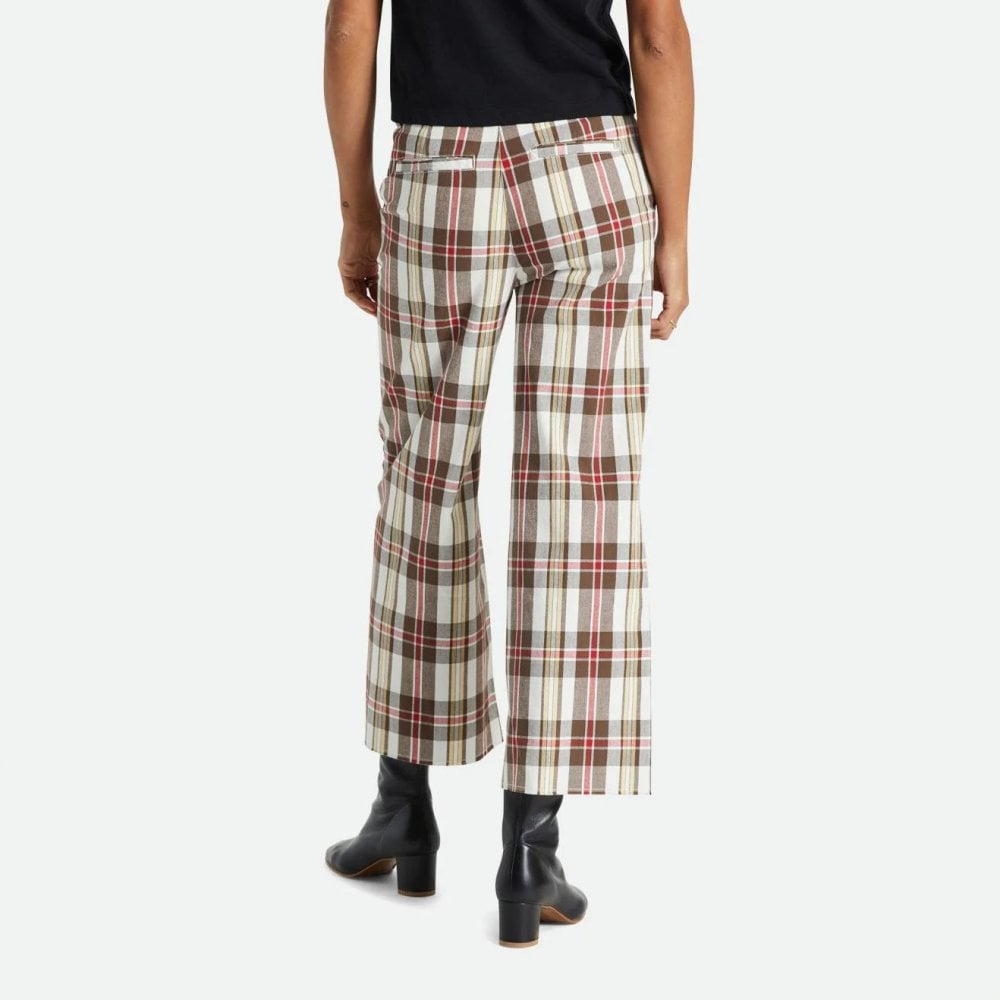 Women's Victory Wide Leg Pant - Off White / Dark Earth