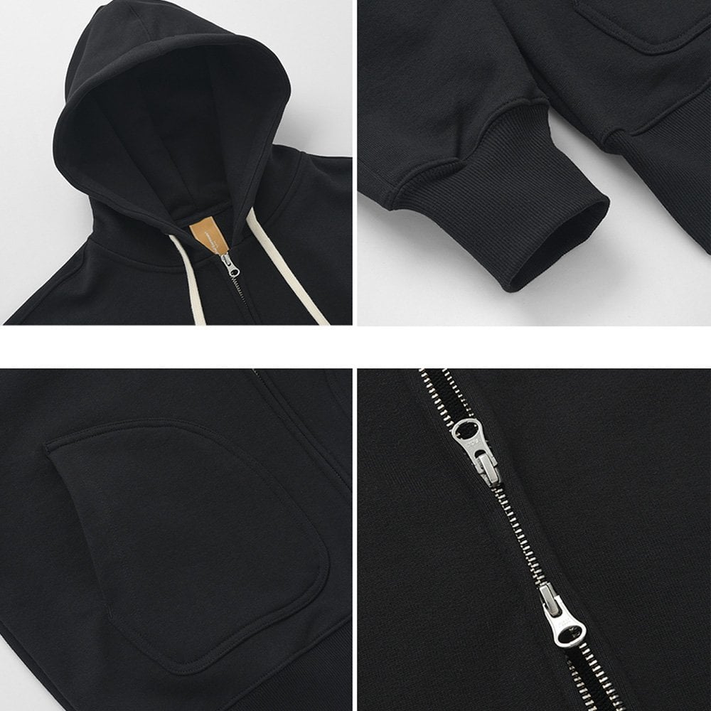 OG Heavyweight Hood Zip-up Black