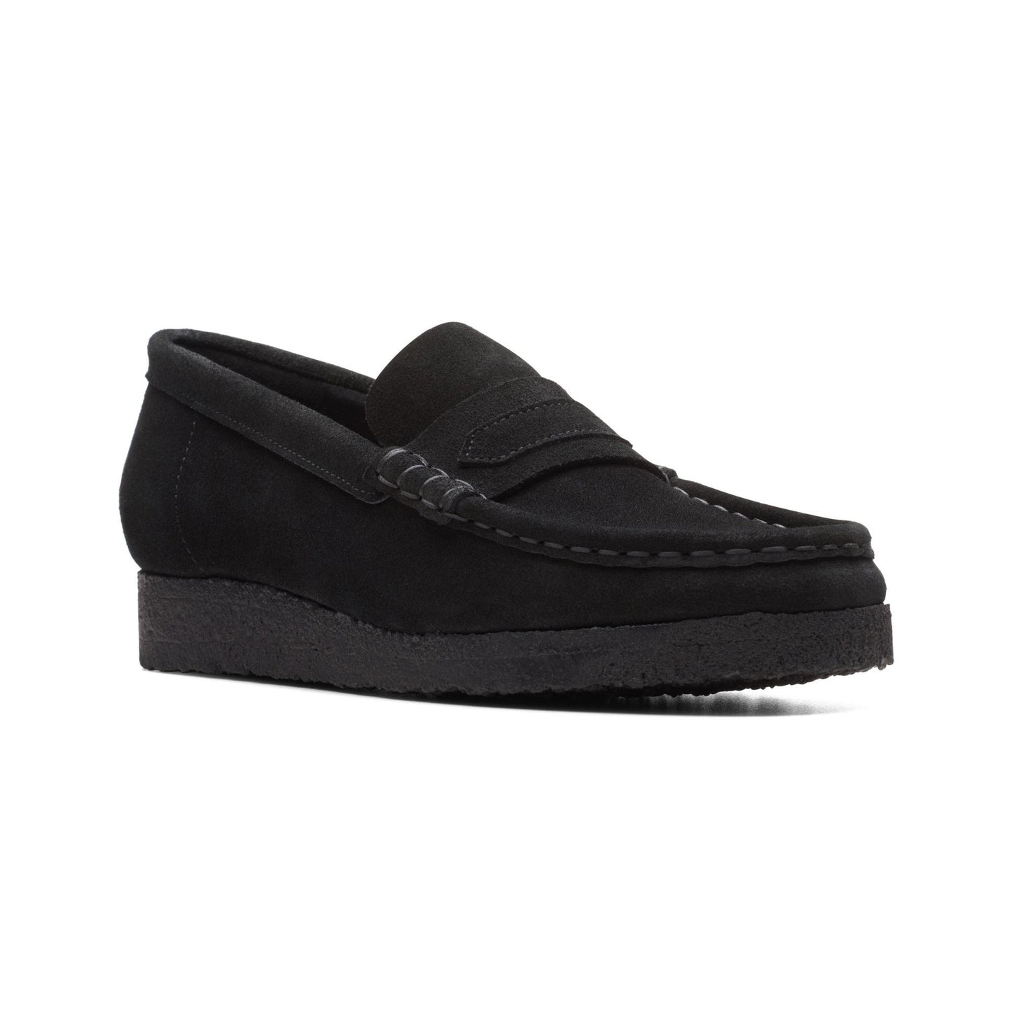 Women's Wallabee Loafer Black Suede