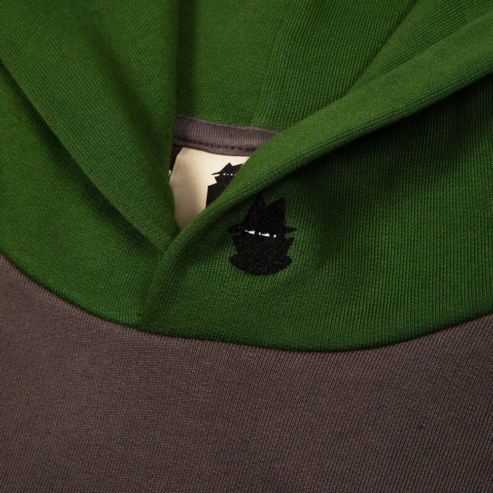 Rbm Hood Fleece Washed Black