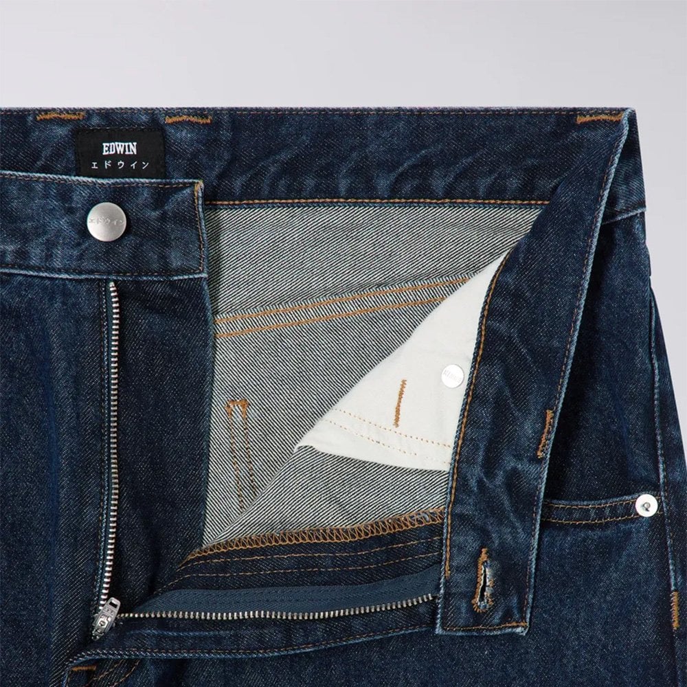 Tyrell Pant Blue Dark Marble Wash