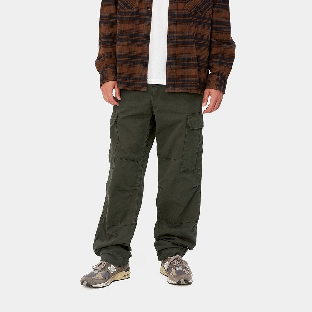 Regular Cargo Pant - Plant (garment dyed)