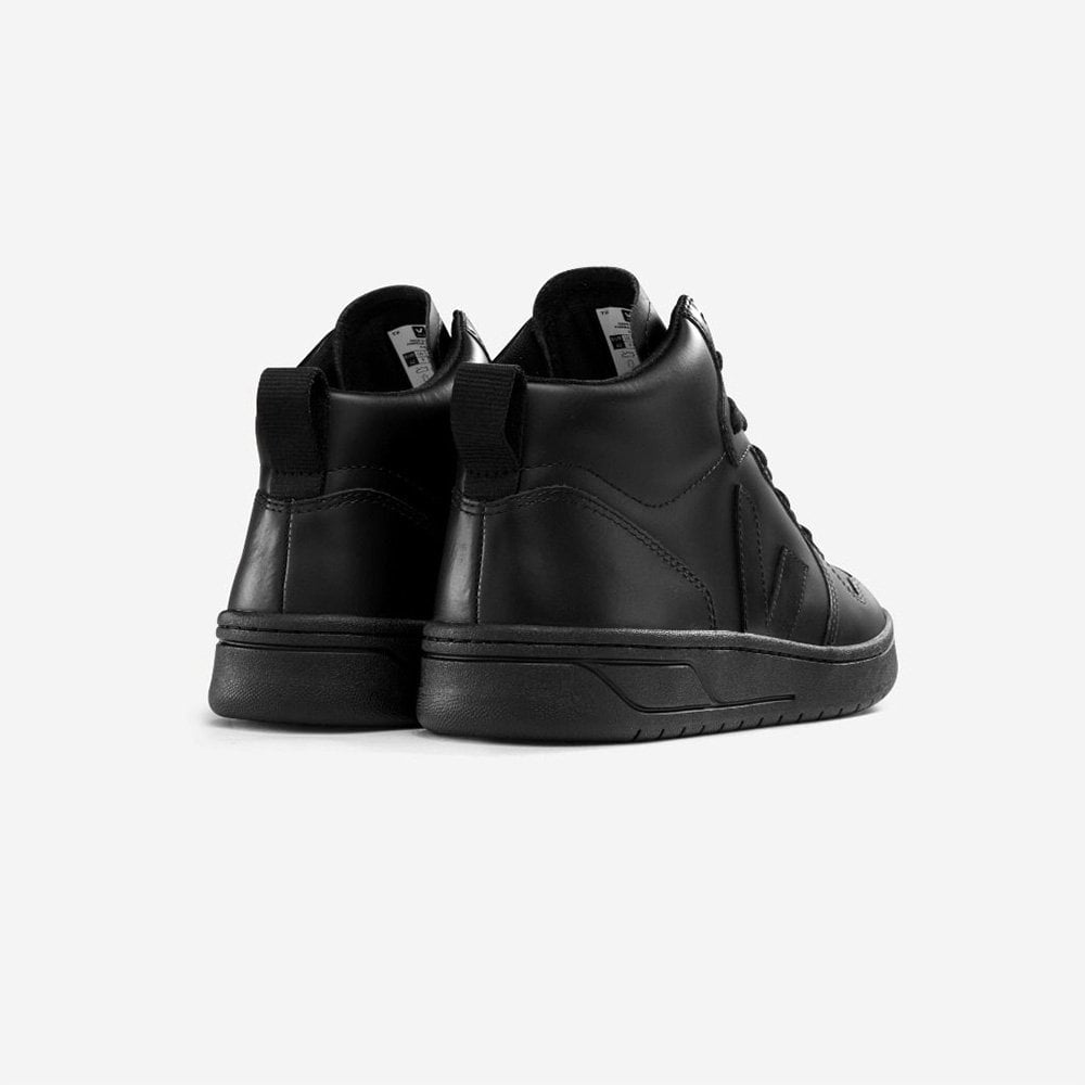 Women's V-15 Leather Full Black