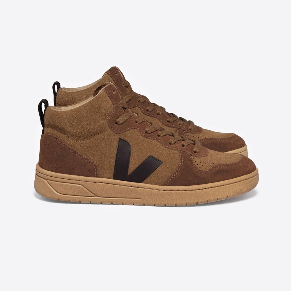 Women's V15 Suede Brown Black