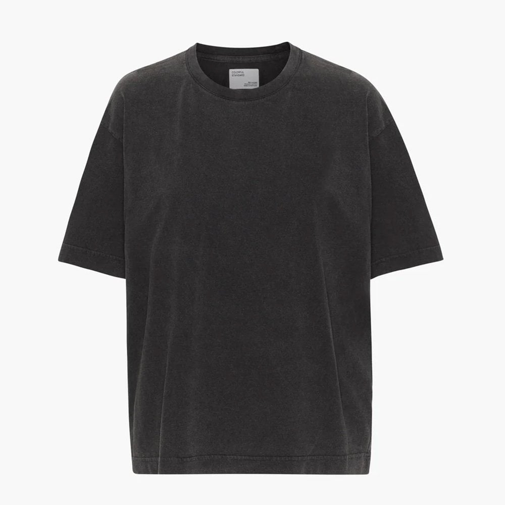 Oversized Organic T-Shirt - Faded Black