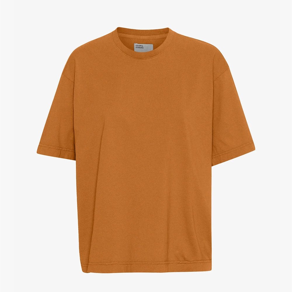 Oversized Organic T-Shirt - Ginger Brown