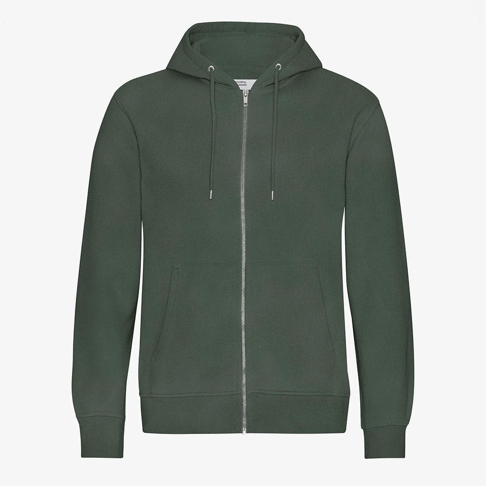 Classic Organic Zip Hood - Midnight Forest