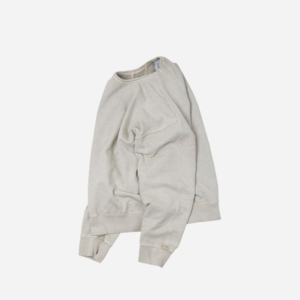 Og Pigment Dyeing Sweatshirt 03 Beige